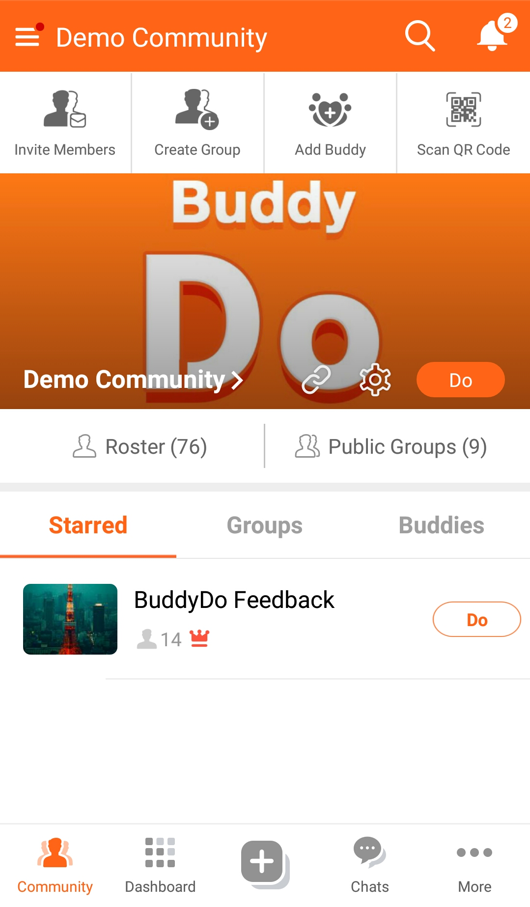 BuddyDo, Community